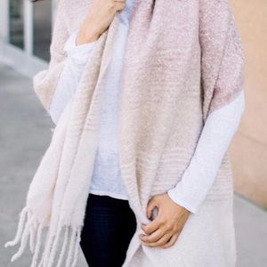 Blush mer sea cozy scarf